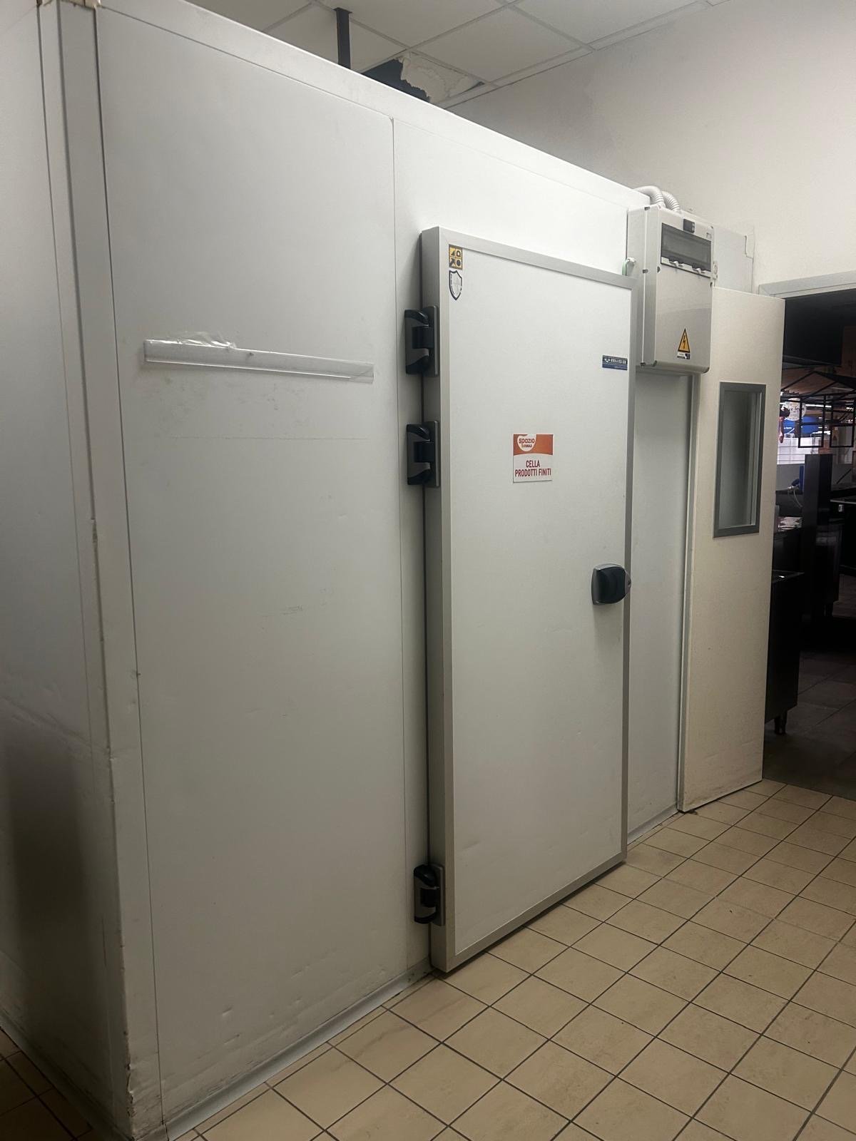 Multiple cold room doors — 40+ rooms
