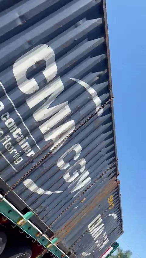 Watch Morocco green lentils container closing